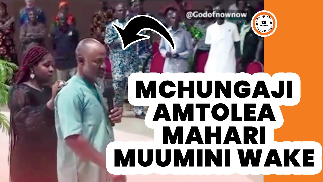 UTASHANGAA..!!! MCHUNGAJI AMTOLEA MAHARI MUUMINI WAKE - YouTube