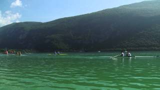 It is like rowing in a dream at the World Rowing Cup II in Aiguebelette, France