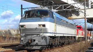 山陽本線 EF66 122牽引（ムドDD200-13）2077レ ジョイント音