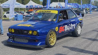 BULDRE BMW M3 E30 1300HP DRAGRACING AT STREETRACE SM