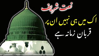 Naat Sharif Ek Main Hi Nahi Un Par Qurban Zamana Hai | By Qari Qadri | New Naat 2023 | Naat Sharif
