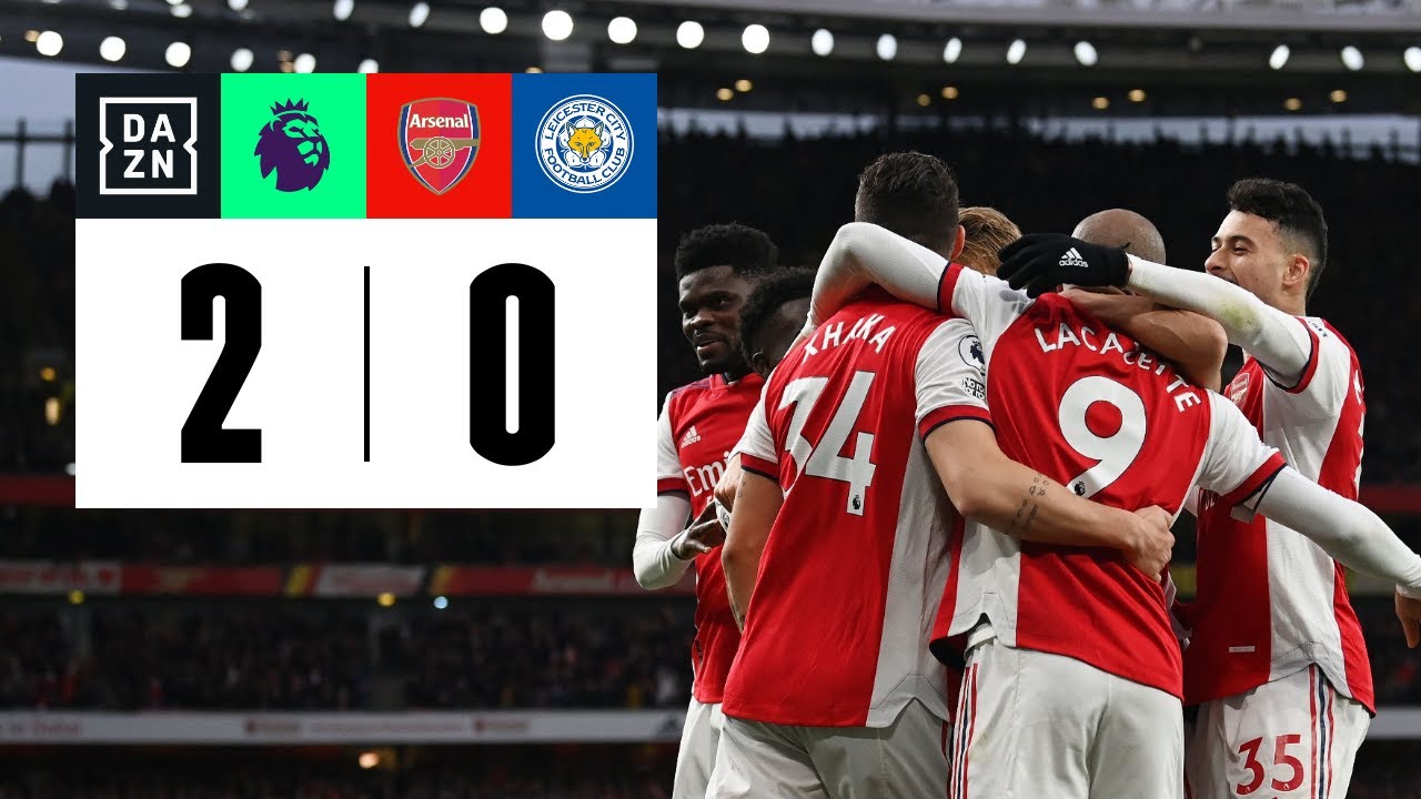 Arsenal Vs Leicester (2-0) | Resumen Y Goles | Highlights Premier ...