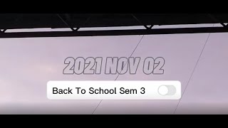 Mini Vlog 01 || 开学啦！STPM 2021 Sem 3 Back to School - Daily Routine