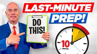 LAST-MINUTE INTERVIEW PREP! (How To Prepare For An Interview In Under 10 Minutes!)
