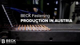 BECK Fastening - Production in Austria