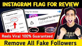 Instagram Flag For Review Kya Hai | Instagram Fake Followers Remove Kaise Kare | Instgaram Followers