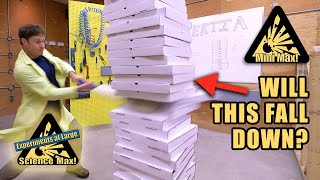 Inertia with Pizza Boxes | Mini Max | Home Science Experiments | Science Max