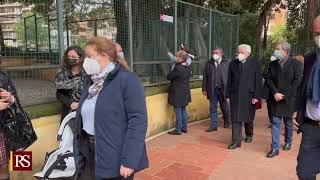 Visita presidente Mattarella ai giardini Orléans