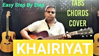 khairiyat Guitar Lesson TABS+COVER+CHORDS with Backing | Chhichhore Arijit Singh #SushantSinghRajput