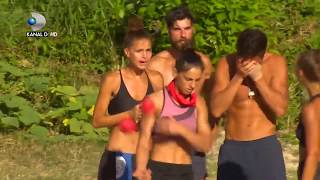 An MMA fighter appearing on Survivor Romania loses a competition then she breaks her teammate's nose