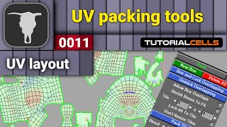 0011. uv packing ( pack menu ) in UVlayout