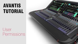 Avantis Tutorial - User Permissions