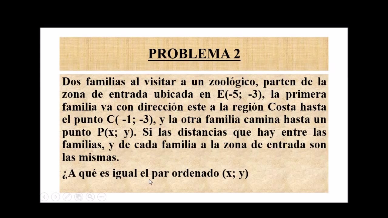 DISTANCIA ENTRE 2 PUNTOS EN EL PLANO PARTE 1 PROBLEMAS RESUELTOS - YouTube