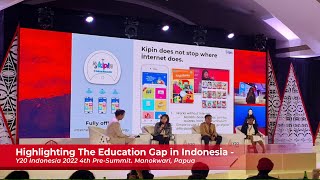 Highlighting The Education Gap in Indonesia - Y20 Indonesia 2022 4th Pre-Summit.Manokwari, Papua