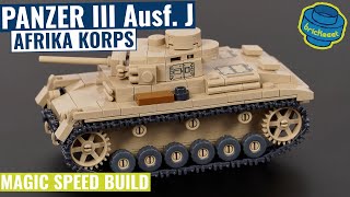 Afrika Korps Panzer III Ausf. J 1:48 - COBI 2712 (Speed Build Review)