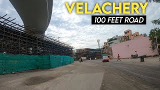 Chennai 4K | Velachery 100 Feet Road | Velachery Bypass Road | India 4K Vlog