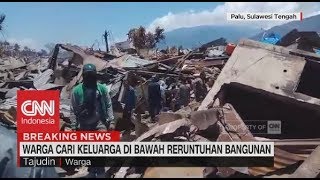 Jeritan Tangis Warnai Warga Cari Keluarga di Bawah Reruntuhan Bangunan Pascagempa