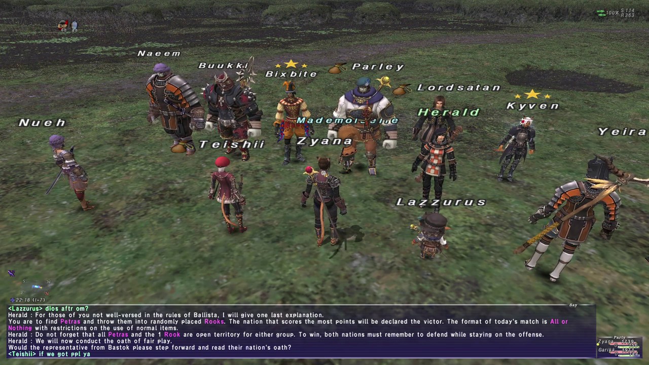 Ff11 Ffxi Ballista 60 Cap Asura Server 3 12 2019 Youtube