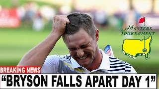 FULL BREAKDOWN: Bryson Dechambeau Shockingly Collapses on Day 1 of The Masters!