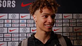 USMNT forward KEVIN PAREDES postgame; Team USA beat Trinidad \u0026 Tobago