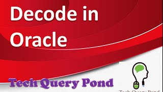 Decode in Oracle PL SQL