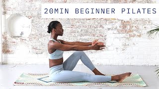 20 MIN FULL BODY PILATES WORKOUT FOR BEGINNERS - (REALISTIC AT HOME PILATES)