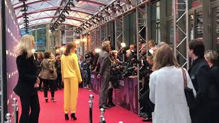 Première Musical Lazarus DeLaMar 2019. Amsterdam 13-10-2019. Connie Palmen en Sven Ratzke