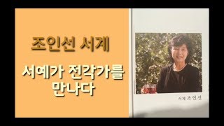 서계  조인선(瑞溪  趙仁善)서예가, 전각가를 만나다  1  - 전시회 '사제필담'에서