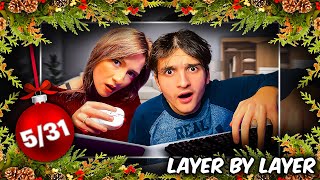 ❄️ Layer by layer breakdown of a thumbnail | Vlogmas 5/31❄️