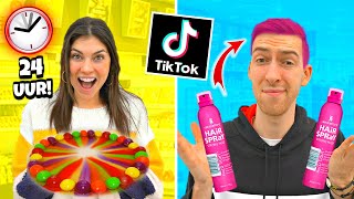 TIKTOK BEPAALT ONZE DAG! *24 UUR CHALLENGE* #105