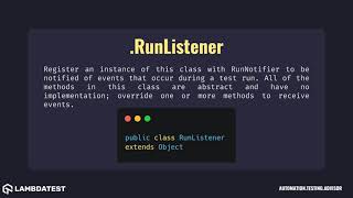 org junit runner notification RunListener with example