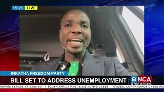 IFP | Bill set to address unemployment