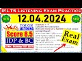 IELTS LISTENING PRACTICE TEST 2024 WITH ANSWERS | 12.04.2024