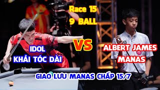 ALBERT JAMES MANAS VS KHẢI TÓC DÀI - RACE TO 15