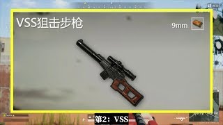 吃鸡小讲堂325：枪声最小的3把武器，VSS仅排第2，第1是刺杀神器！