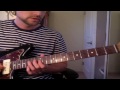 guitar exercise learning the natural notes 3 notes per string ascending and descending