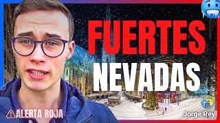 🔴ALERTA por FUERTES NEVADAS y MÁXIMAS BAJO CERO ⚠️☃️