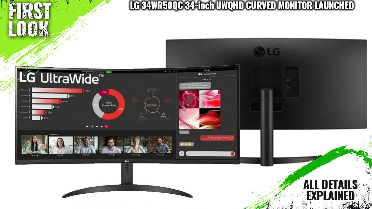 LG 34WR50QC-B 34-inch UWQHD Curved Monitor Launched - Explained All ...