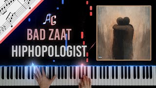 Hiphopologist x Kagan - Bad Zaat - Piano Version -هیپ هاپولوژیست و کاگان - بد ذات - نت پیانو