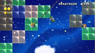 New Super Luigi U (Wii U) - Superstar Road-9 Walkthrough (1-Player)
