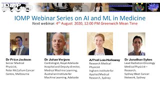 IOMP Webinar Series on AI and ML in Medicine