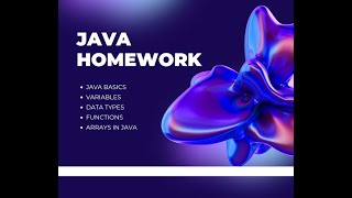 Java class homework4