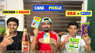 Weird Combination Food Eating Challenge🤣🔥With My Brothers 🤩