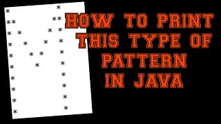 How To Print Alphabet M Pattern In Java