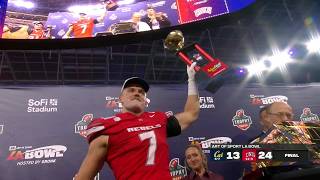 Rob Gronkowski presents UNLV with LA Bowl Championship Belt [FULL] | ESPN CFB