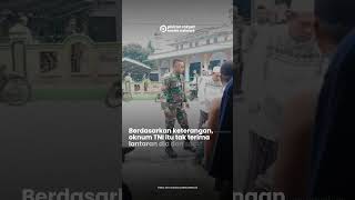 Oknum TNI Tendang Kepala Seorang Warga, Lantaran Tabrak Sang Istri yang Tengah Hamil