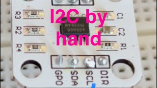 Hacking the I2C protocol by hand with the AS5600 magnetic rotary encoder