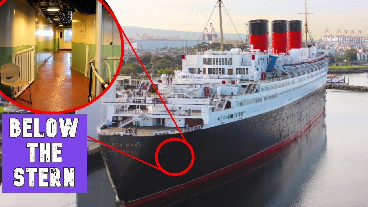 Queen Mary's Lost Places: Below The Stern - YouTube