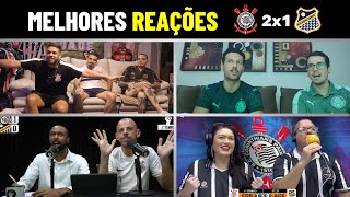 As Melhores Reações de Corinthians 2x1 Agua Santa - Paulistão 2025