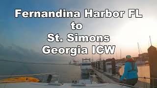 Fernandina Harbor to St. Simons: Georgia ICW